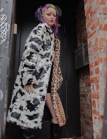 JUNGLE FAUX FUR JACKET *MADE TO ORDER*