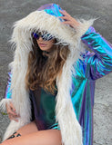IN THE DARK FAUX FUR DOOF JACKET *MADE TO ORDER*