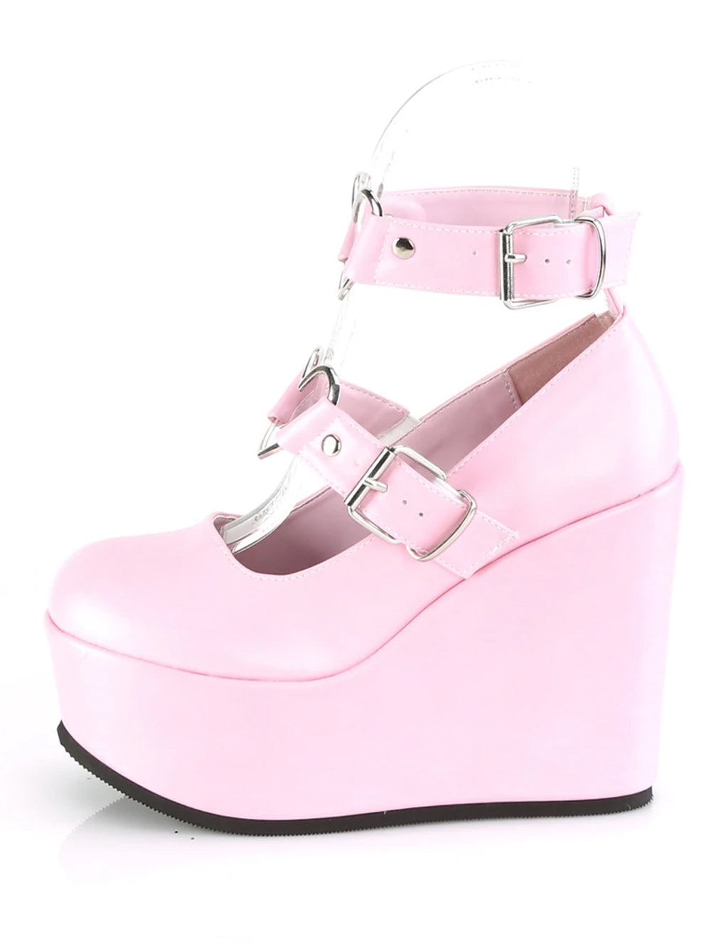 POISON-99-2 - BABY PINK VEGAN LEATHER - SIZE 10