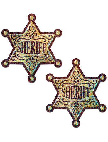 SHERIFF NIPPLE PASTIES