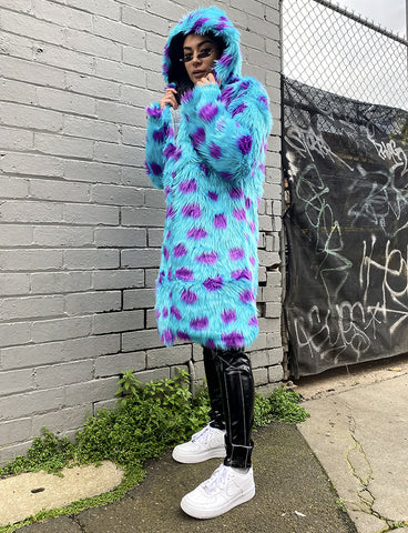 SULLY HOODED FAUX FUR JACKET *MADE TO ORDER*