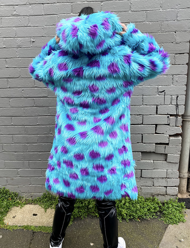 sully jacket monsters inc SULLY HOODED FAUX FUR JACKET ✰ MADE 4 U ✰ – TIBBS & BONES